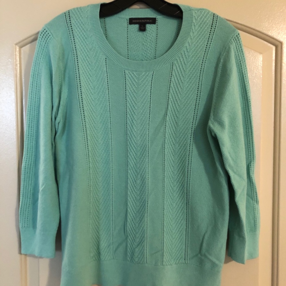 Banana Republic Green Sweater